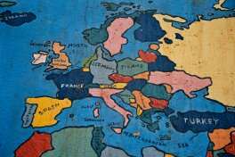 Evropa - poulin mapa